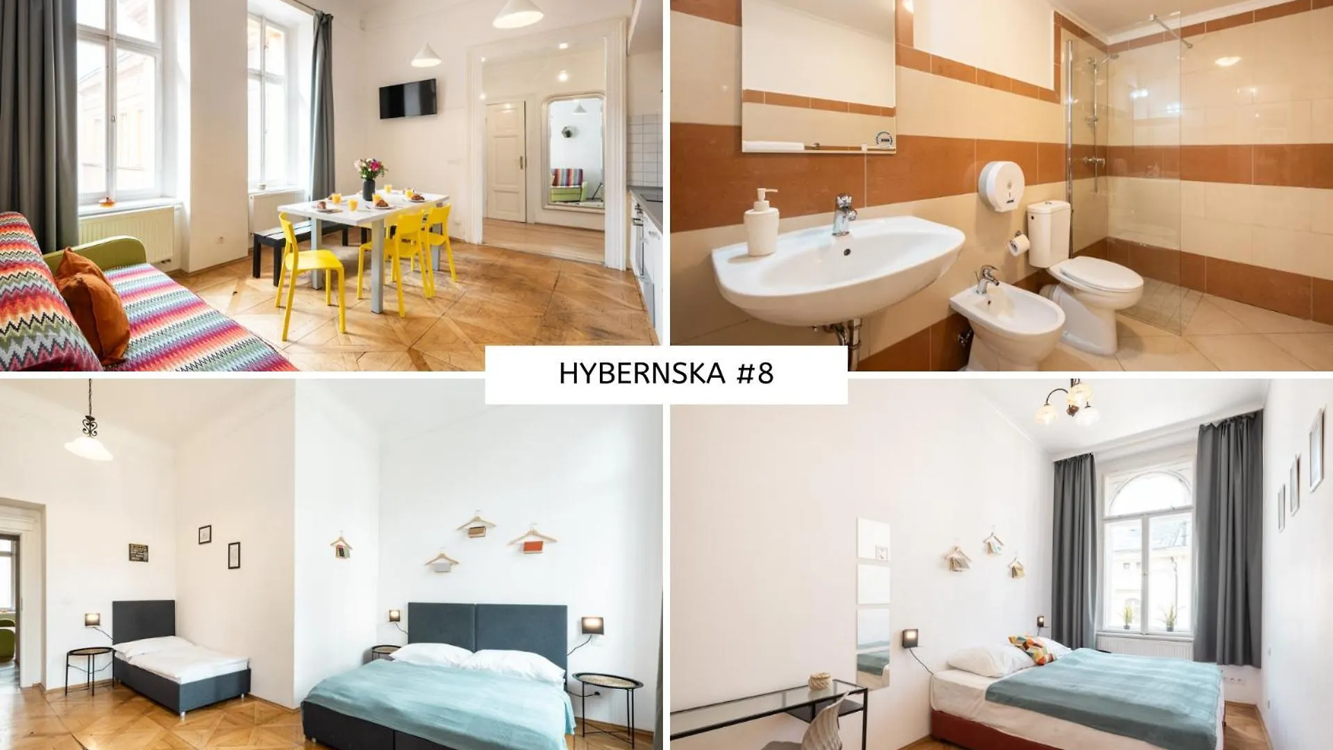 Hybernska Apartments location